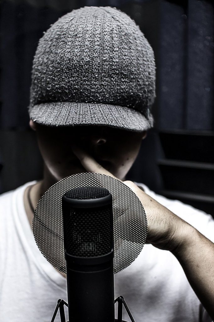 rapper, studio, recording